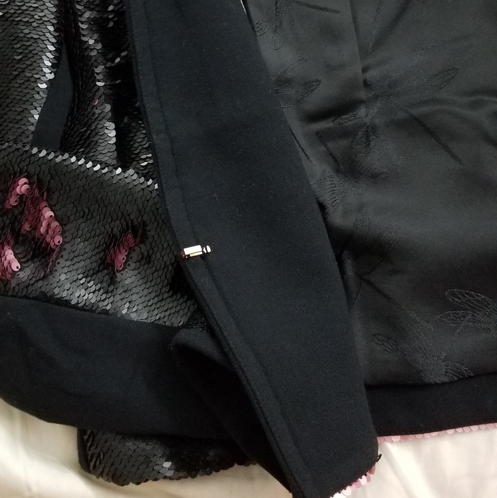 🍒NWT🍒 TED BAKER ZALEE SEQUIN JACKET - Picture 4 of 8